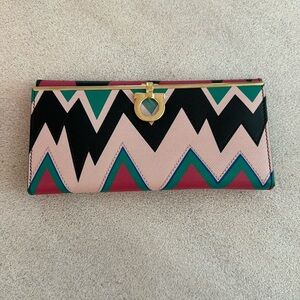 Ferragamo multicolor wallet brand new!